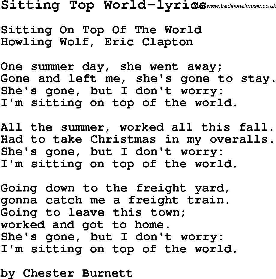on top of the world barbie song