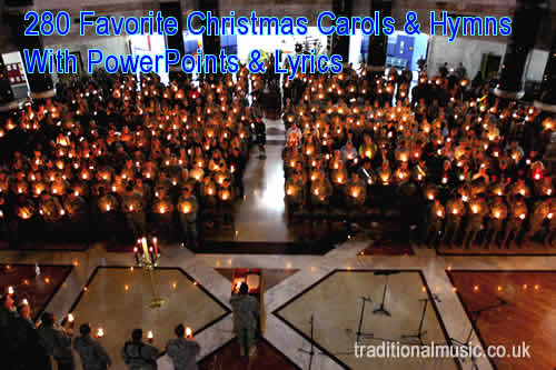 280 Christmas Hymns and Carols lyrics and powerpoints