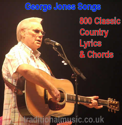 George Jones collection, songs and chords