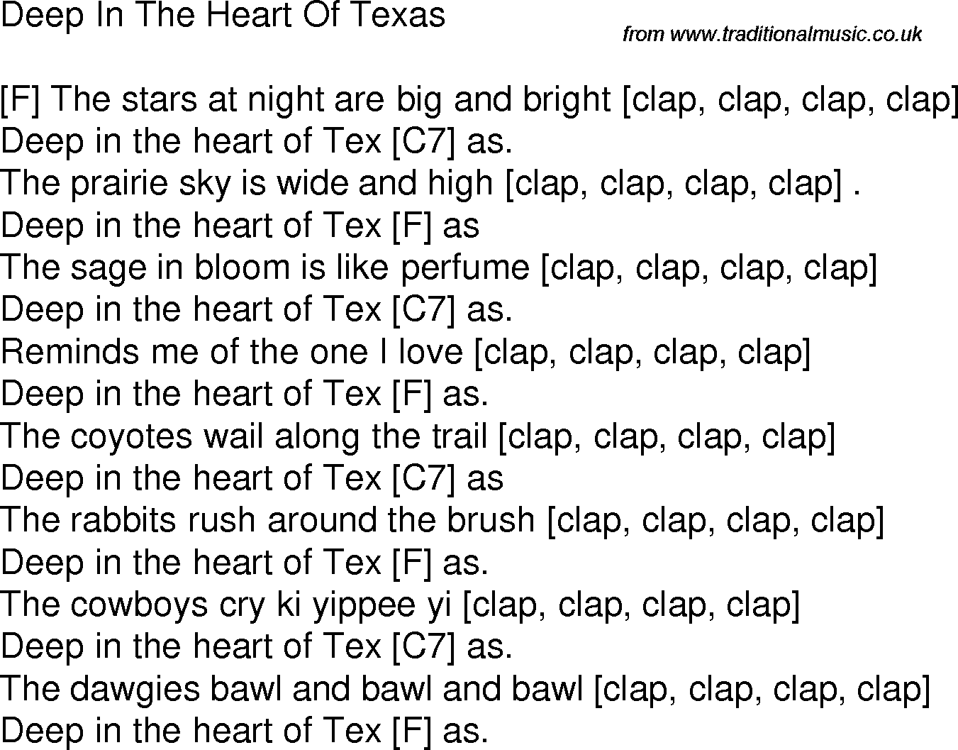 old-time-song-lyrics-with-guitar-chords-for-deep-in-the-heart-of-texas-f