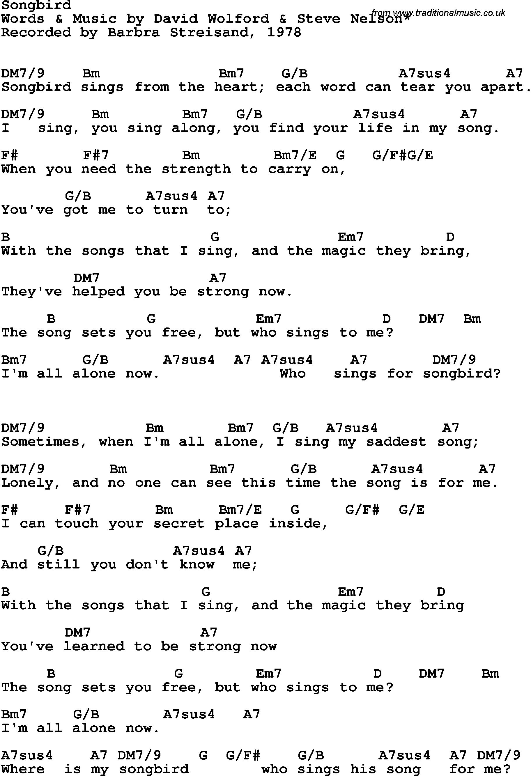 Song Lyrics with guitar chords for Somewhere There's A Someone - Dean Martin, 1966