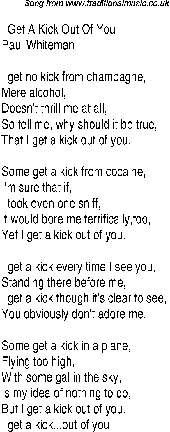 Kicked Out Lyrics 